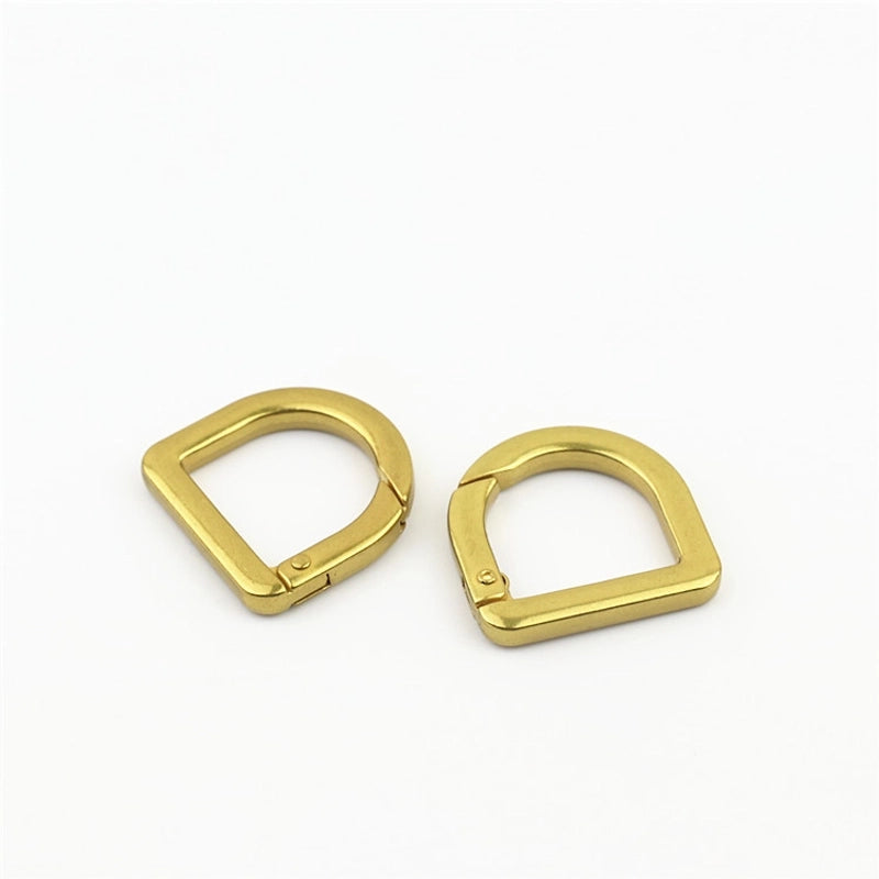 10 Pieces Zinc Alloy Solid Color Bag Hardware