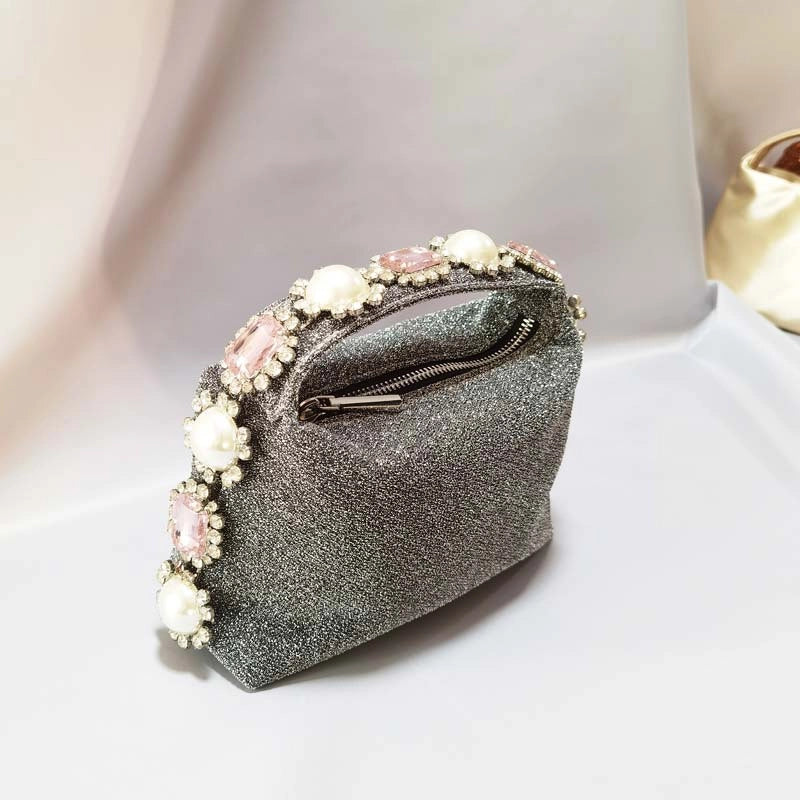 Women's Small Polyester Solid Color Classic Style Square Zipper Handbag