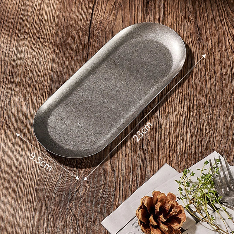 Casual Classical Pastoral Solid Color 304 Stainless Steel Tableware 1 Piece