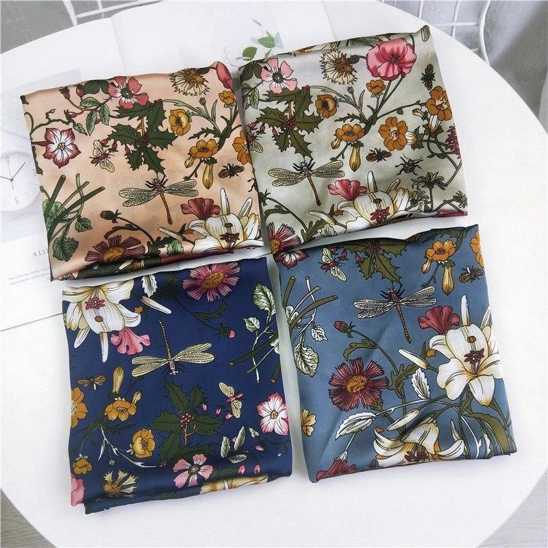 Ins Wind Ladies Wild Art Small Scarf