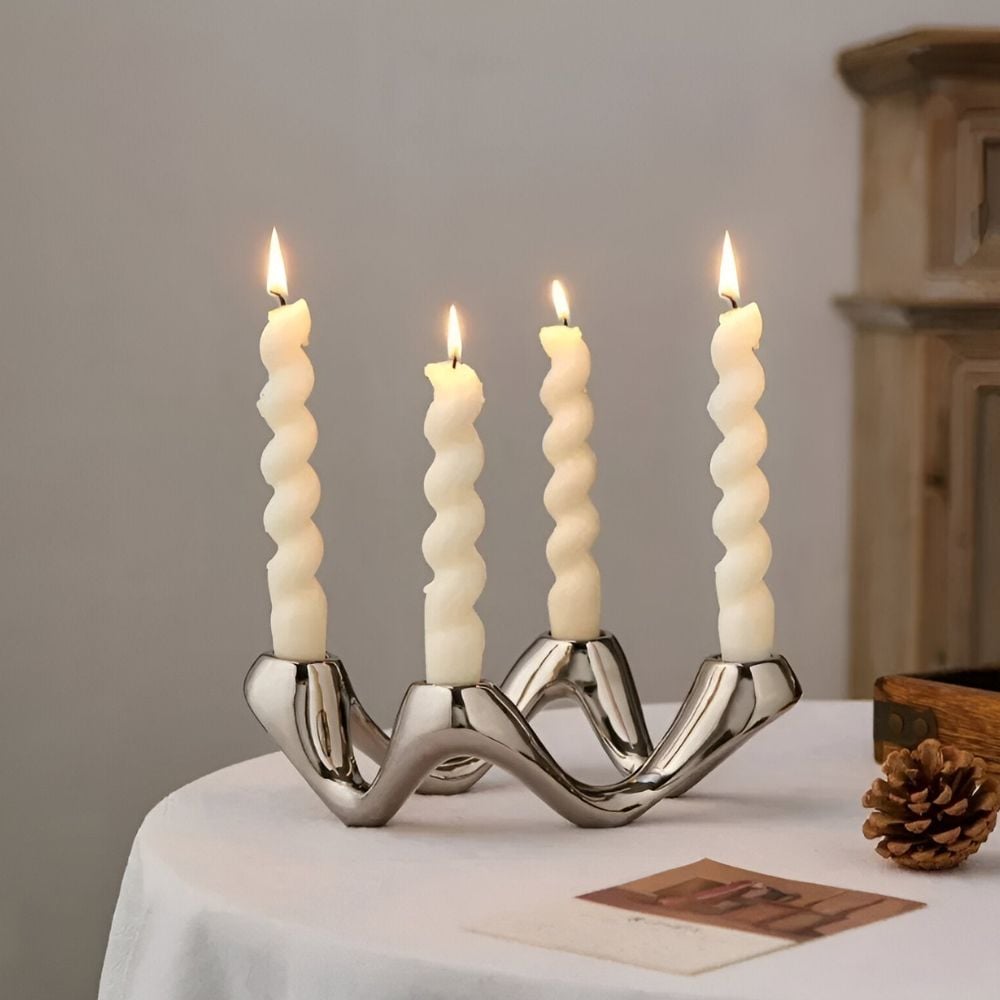 Cosmic Ripple Candle Holder