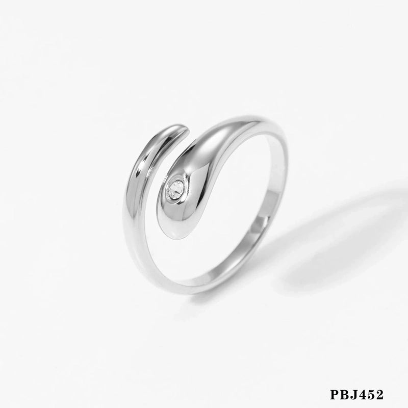 Casual Modern Style Heart Shape Bow Knot 316 Stainless Steel  Shell Diamond 16K Gold Plated White Gold Plated Gold Plated Inlay Stainless Steel Rings