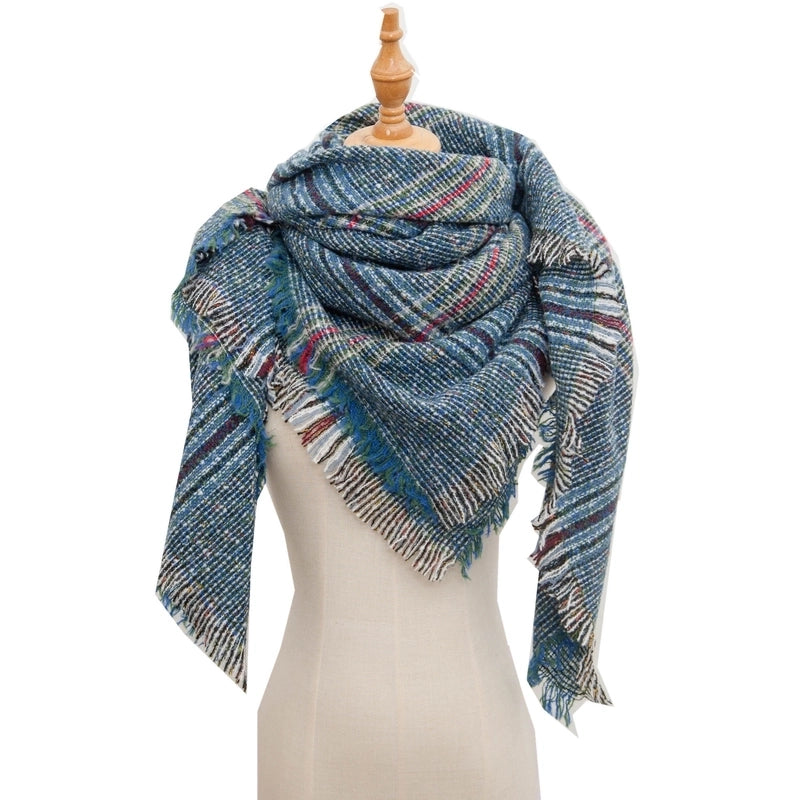 Women's Casual Lattice Polyester Scarf