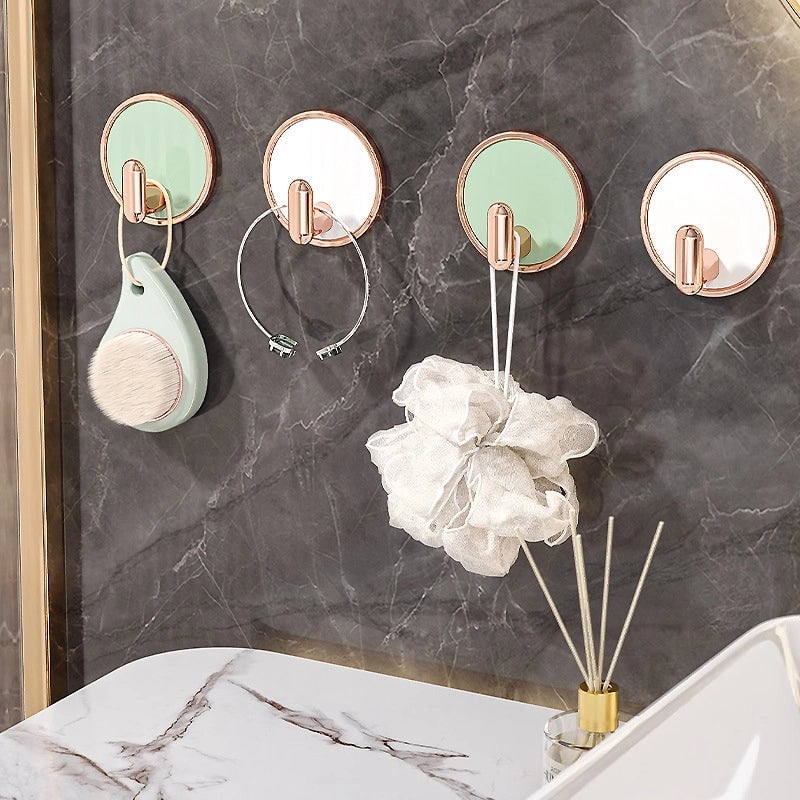 Hook Household Punch-free Seamless Sticky Hook Bathroom Kitchen Wall Small Hook Key Clothes Hook