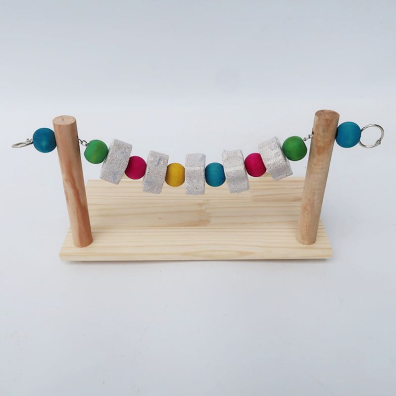 Wood Stand Platform For Pet Birds