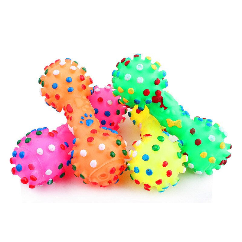 Colorful Dotted Dumbbell