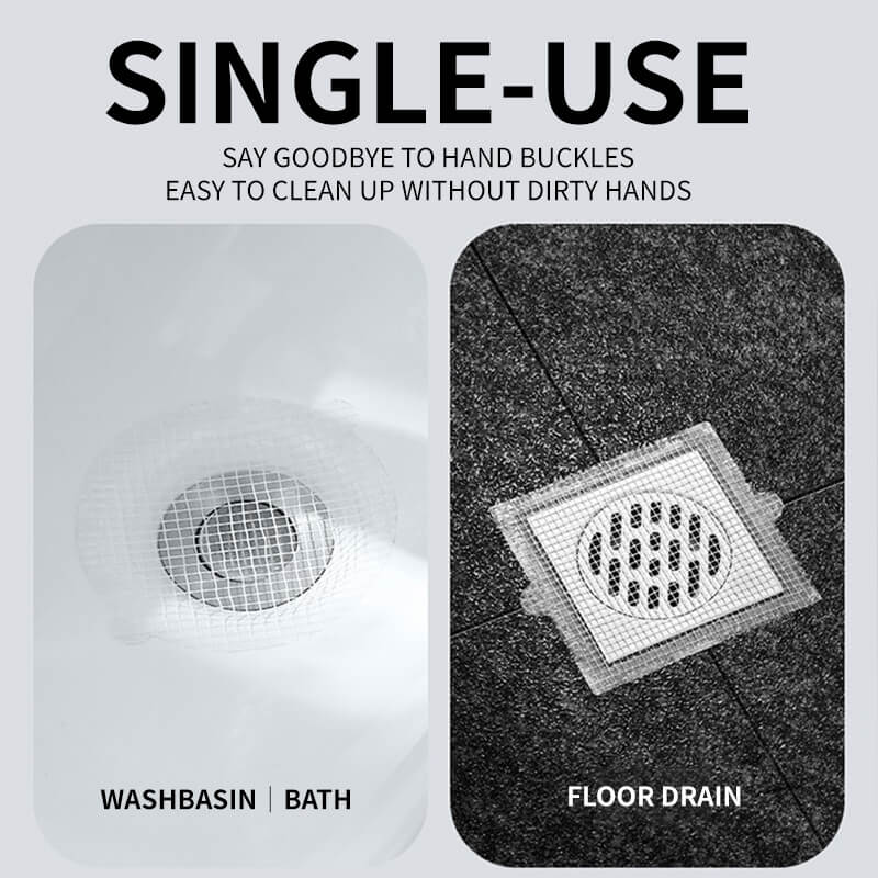 30 PCS Disposable Shower Drain Hair Catcher