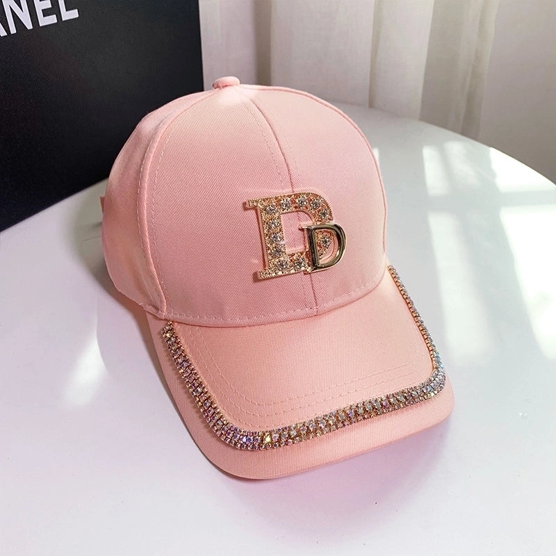 Women's Minimalist Letter Curved Eaves Baseball Cap