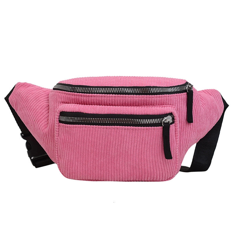 Four Seasons Multi-functional  Waist Bag Female Men And Women Close-fitting Anti-theft Chest Bag Outdoor Fashion Casual Bag Crossbody Bag