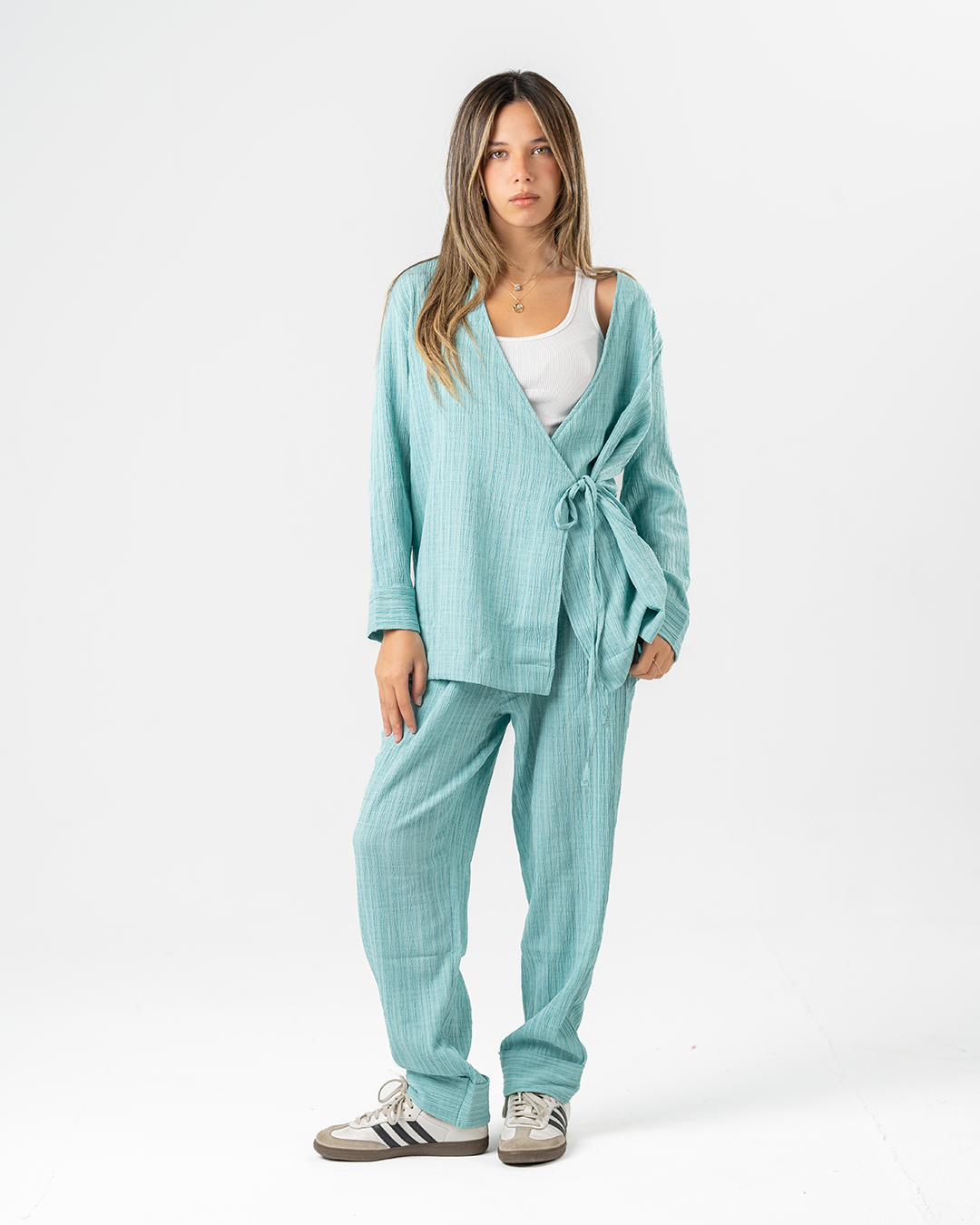 Women Crinkled Cardigan