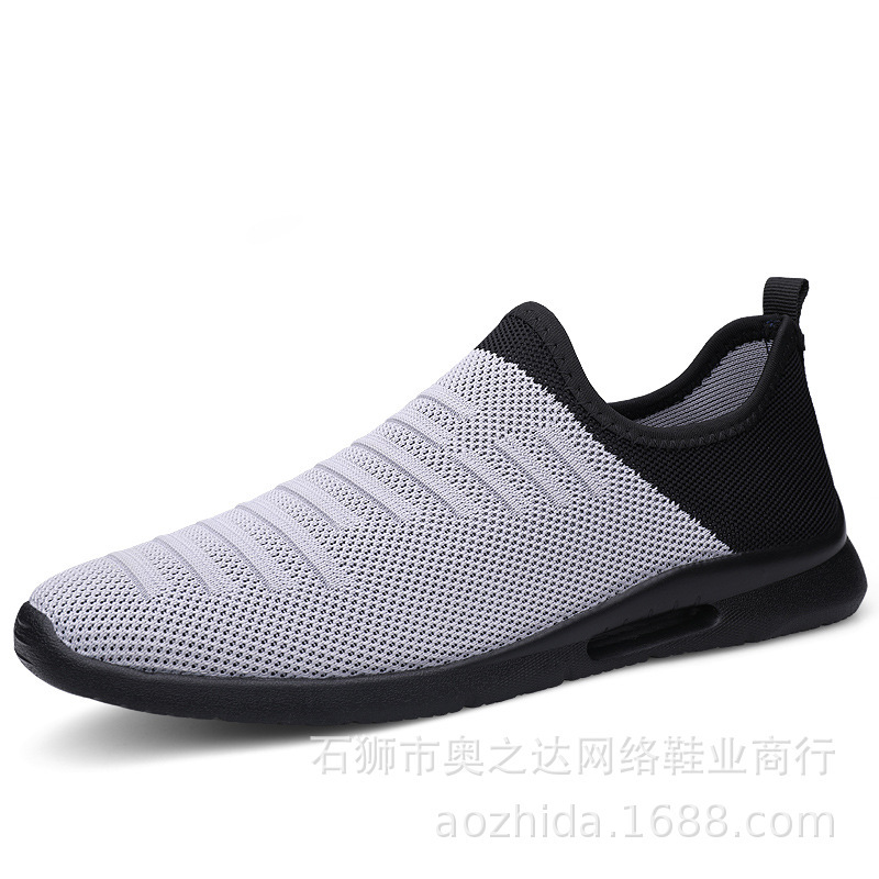 flats Mens Casual Shoes Men Slip-on Sock Sneakers Breathable Light Leisue Walking Jogging Running Tenis Masculino Adulto