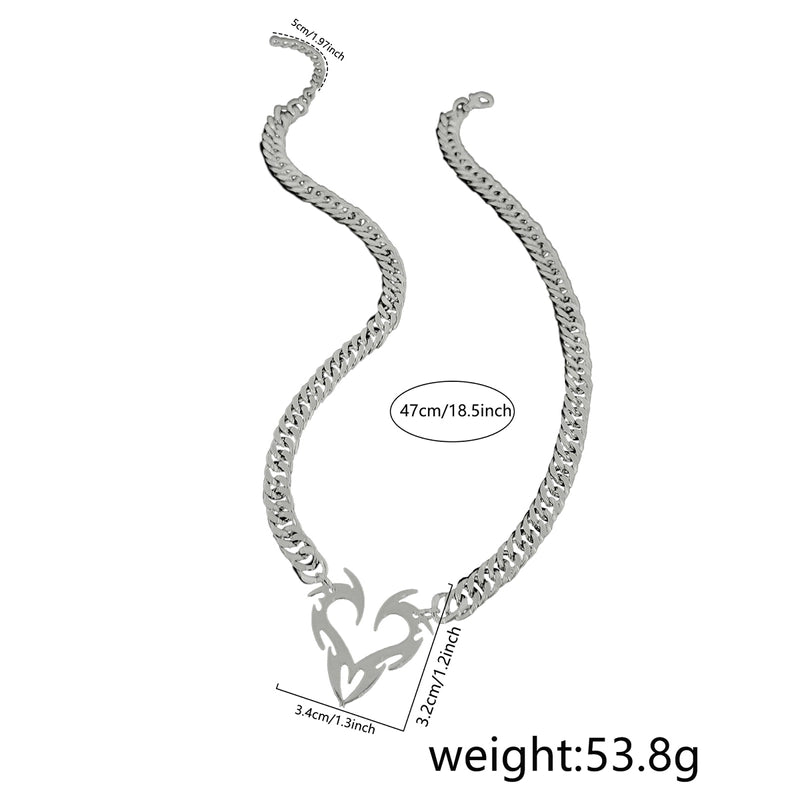 Minimalist Classic Style Solid Color 304 Stainless Steel Stainless Steel Necklaces