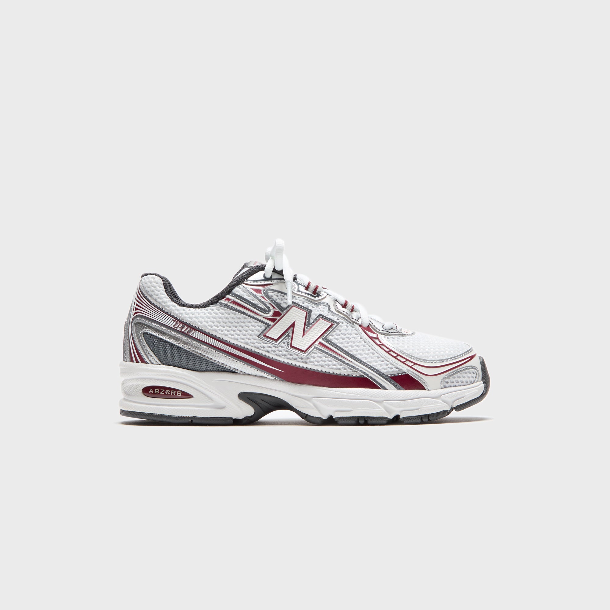 New Balance 740 - White / Mercury Red