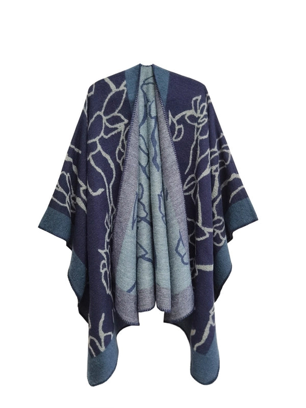 Women's Streetwear Geometric Acrylic Shawl
