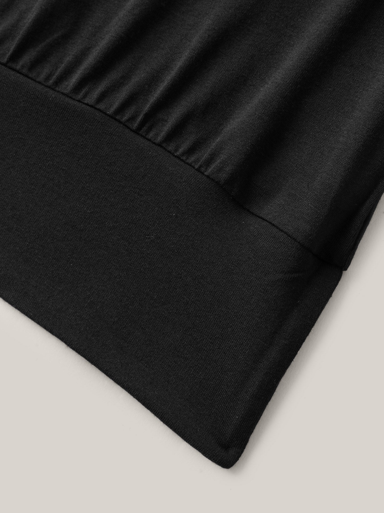 Cowl Neck Relaxed Plain Knit Top