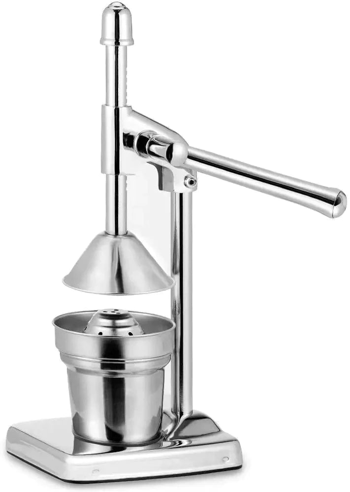 Manual Orange Juicer Chrome Stainless Steel