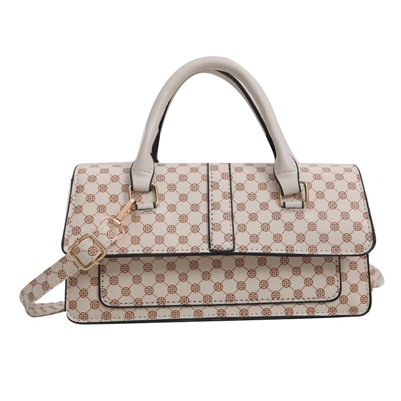 Women's Pu Leather Plaid Vintage Style Classic Style Square Flip Cover Shoulder Bag Handbag Crossbody Bag