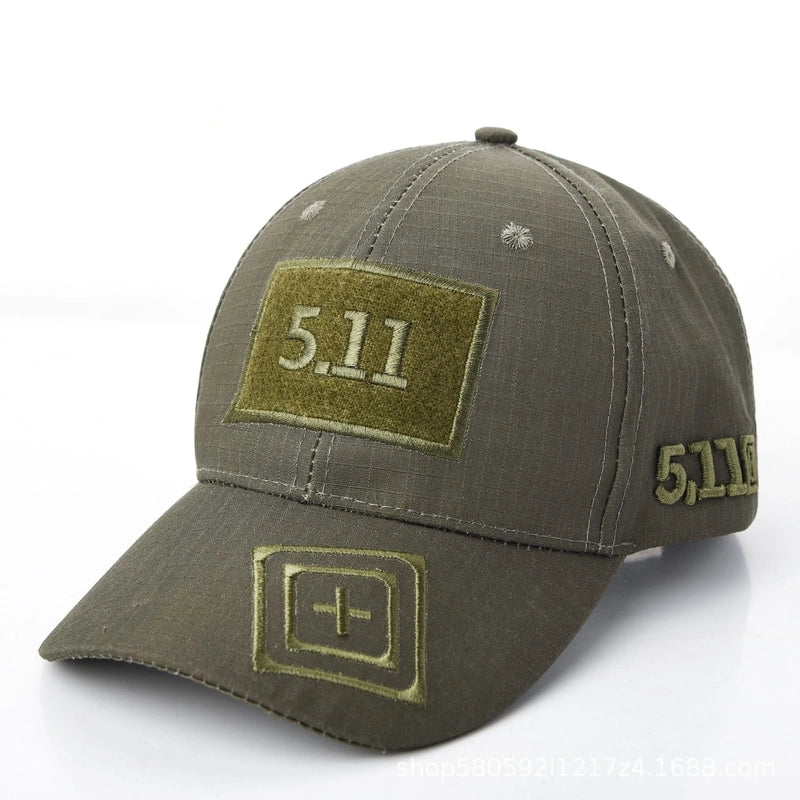 Camouflage Baseball Cap Men's 511 Embroidered Outdoor Sports Summer Sunscreen Hat Women's Military Training Hat