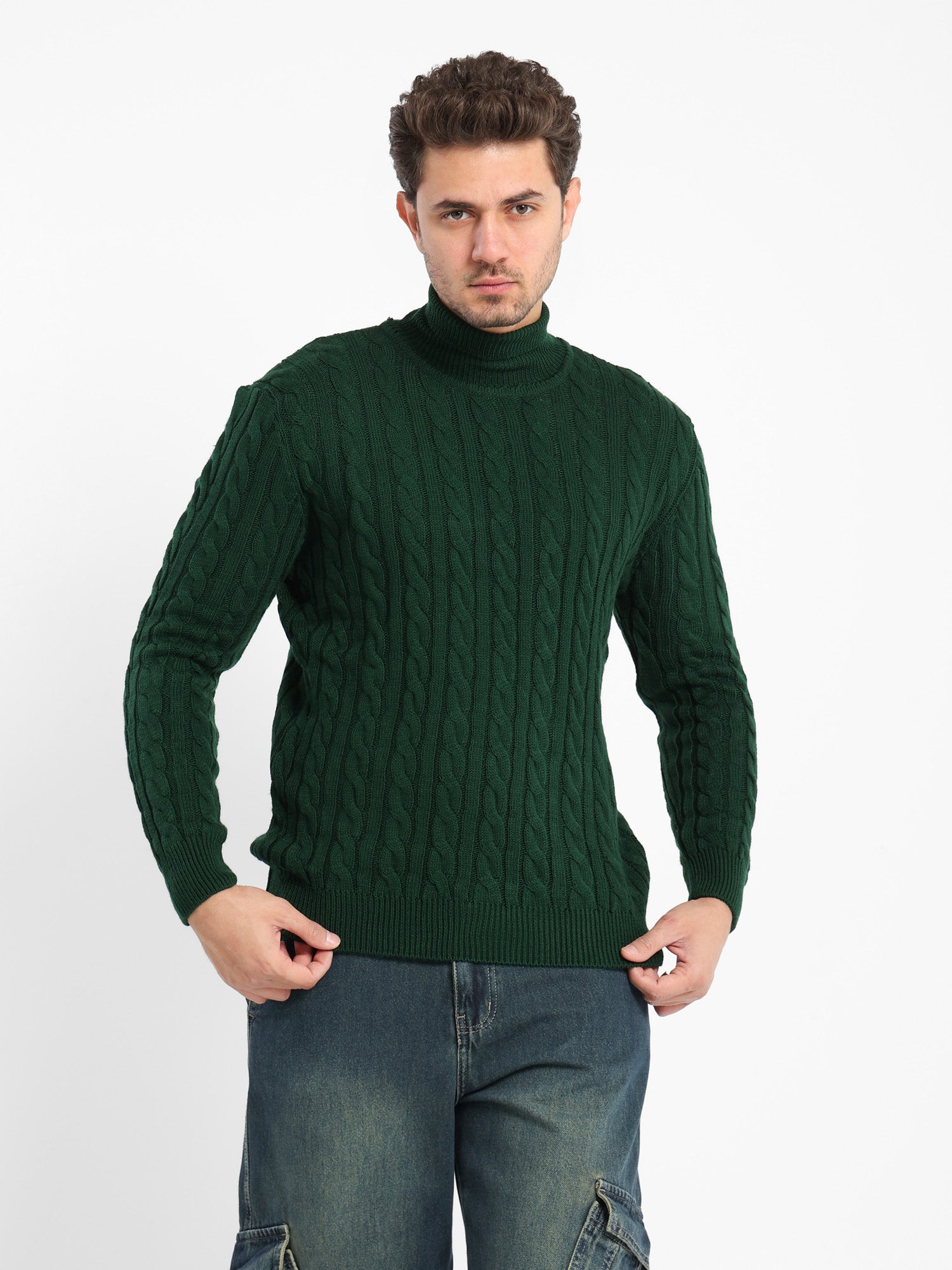 Textured Casual Pullover