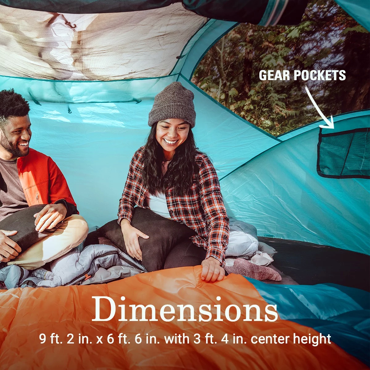 4-Person Camp Burst™ Pop-Up Tent