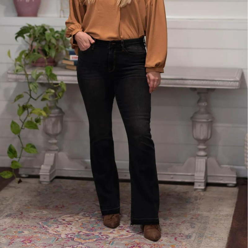 High Rise Tummy Control  Bootcut Jeans