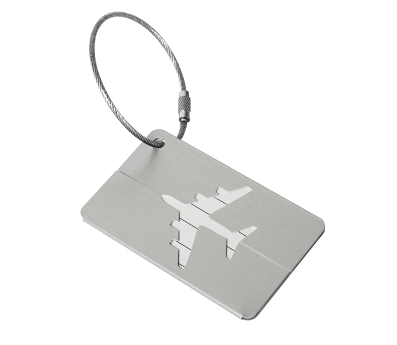 Aluminum Alloy Luggage Tag Boarding Metal Luggage Aircraft Shipping Elevator Tag Spot Factory