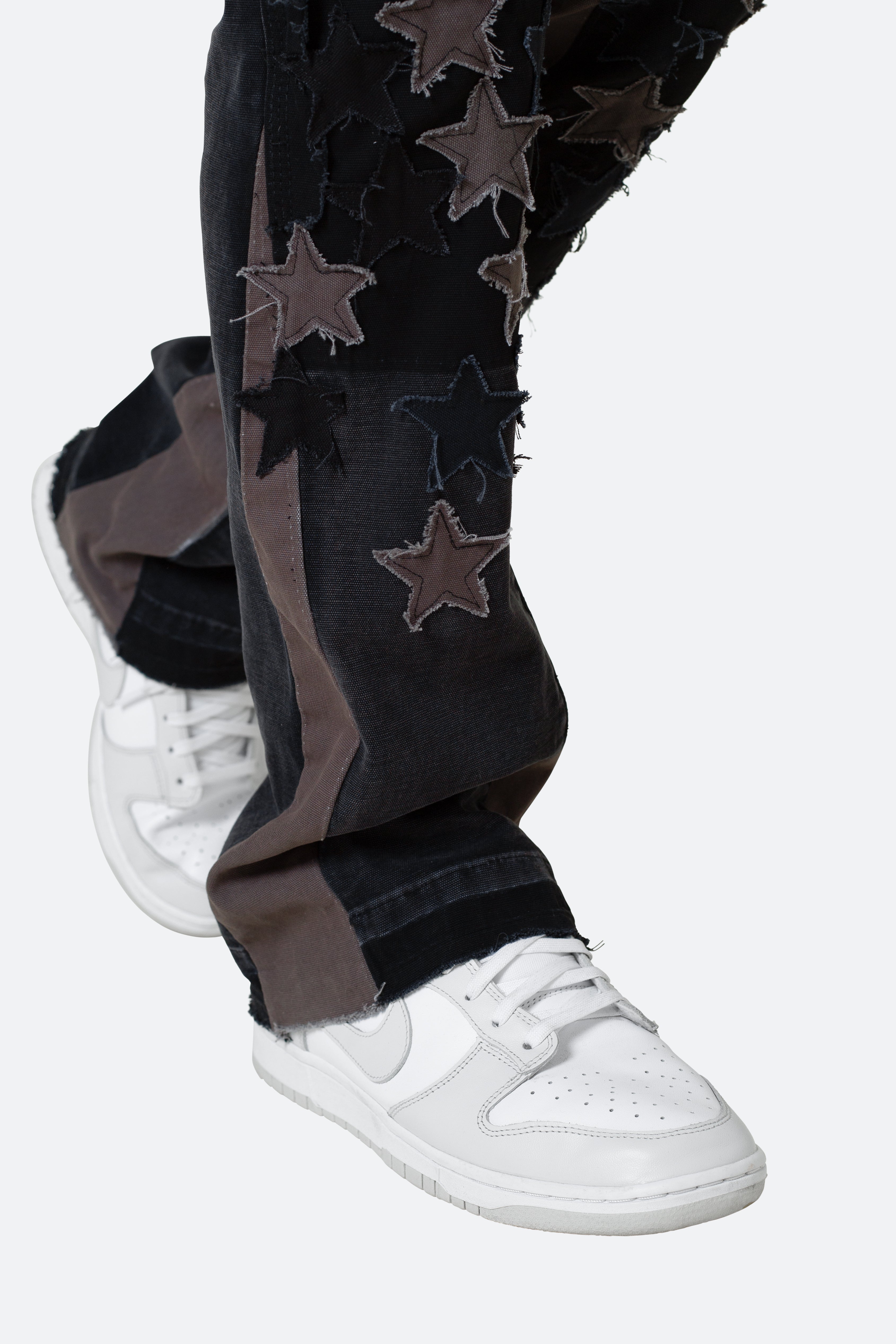 B451 Star Flare Denim - Black