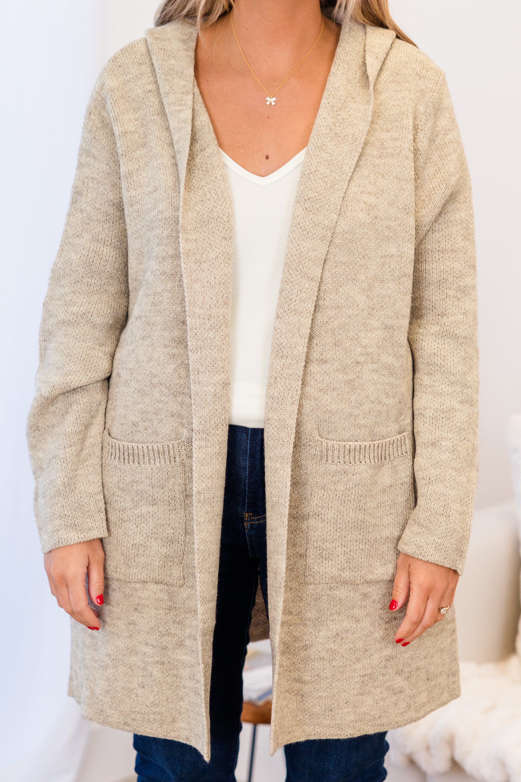 Fall Beyond Cardigan. Heather Mocha