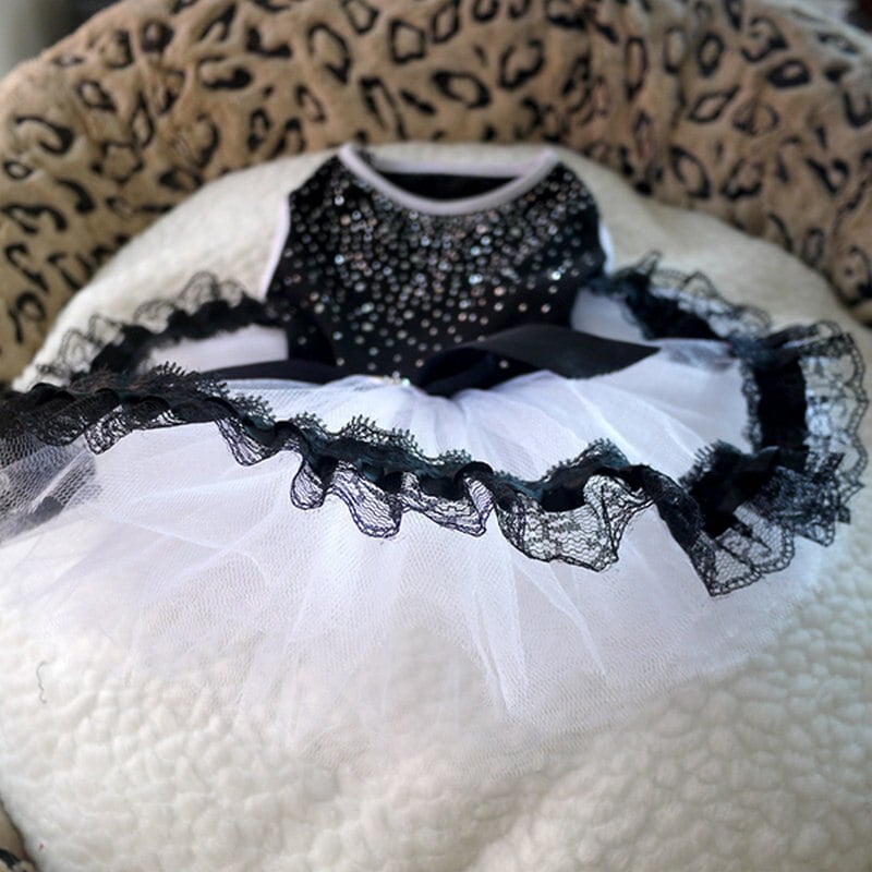 Lace Bowknot Design Puppy Dress