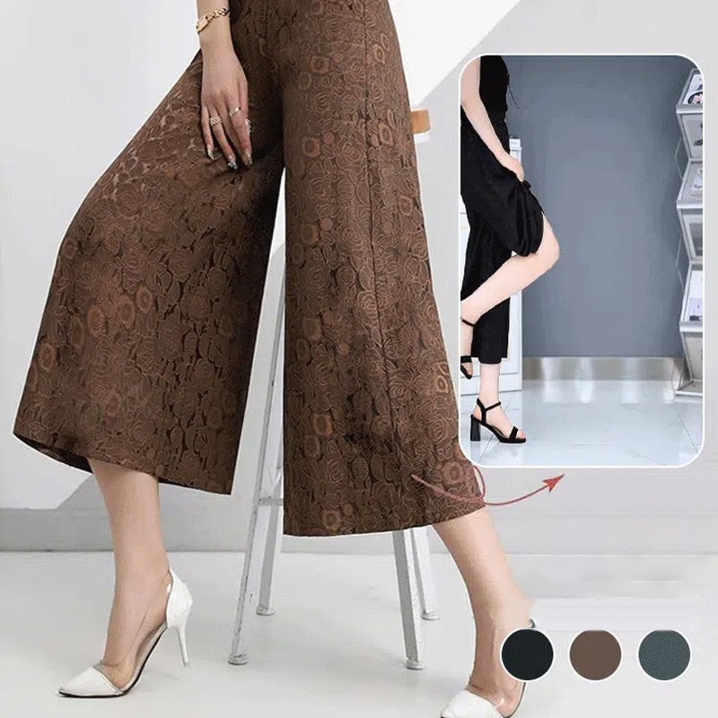 💝Women's Casual Breathable High Waist Wide Leg Pants✨