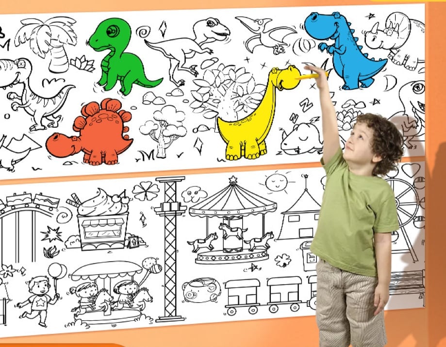 (🔥  Promotion 48% OFF)🔥Children's Drawing Roll