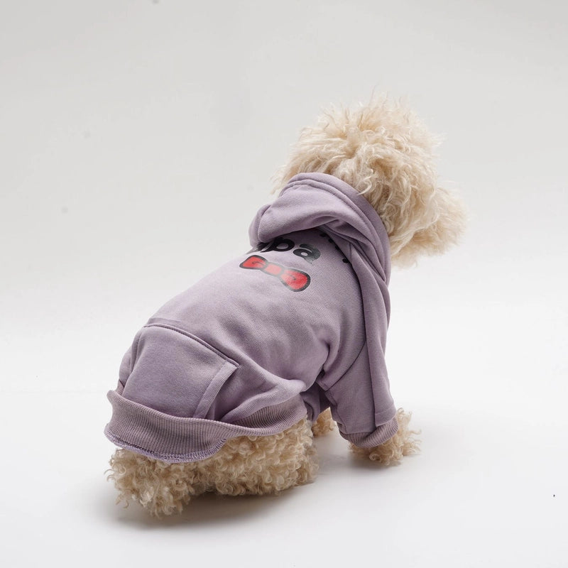 Minimalist Polyester Solid Color Pet Clothing