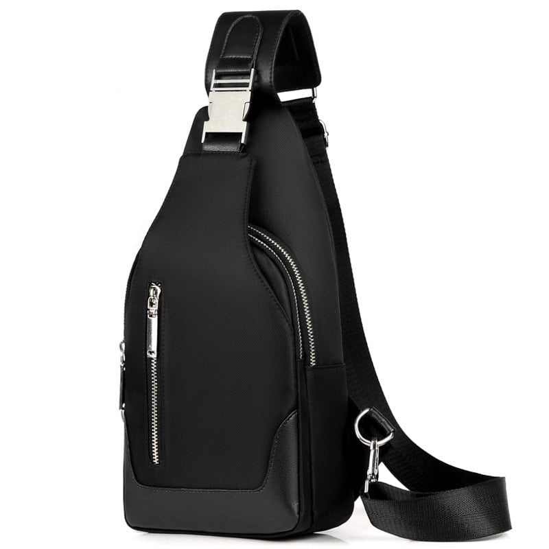 Men's Classic Style Sports Solid Color Oxford Cloth Waist Bags