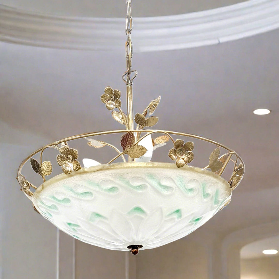 Green Waves Lamp