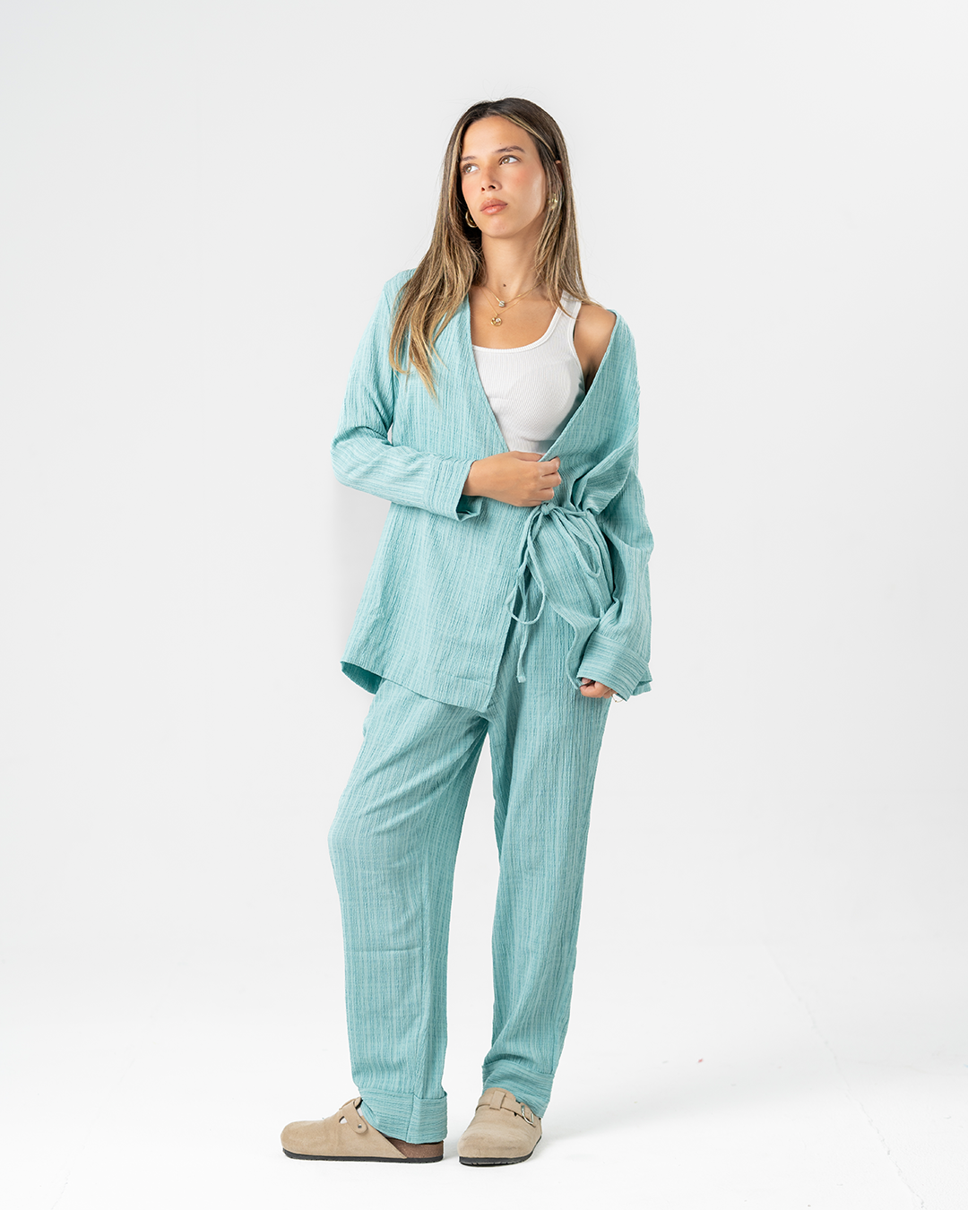 Women Crinkled Cardigan