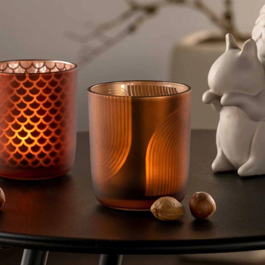 Camminata Tealight Holder Medium - Terra Lines