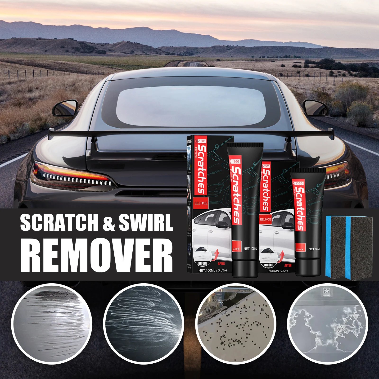 🔥 Summer Promotion 49% OFF💕Premium Car Scratch Removal Kit