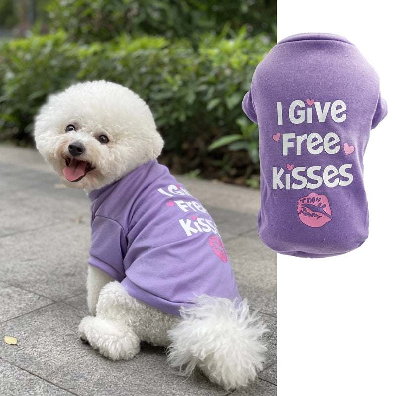 Pet Supplies Pet Clothes Dog Clothing Spring-summer New Type Pet Dog Clothes Vest T-shirt
