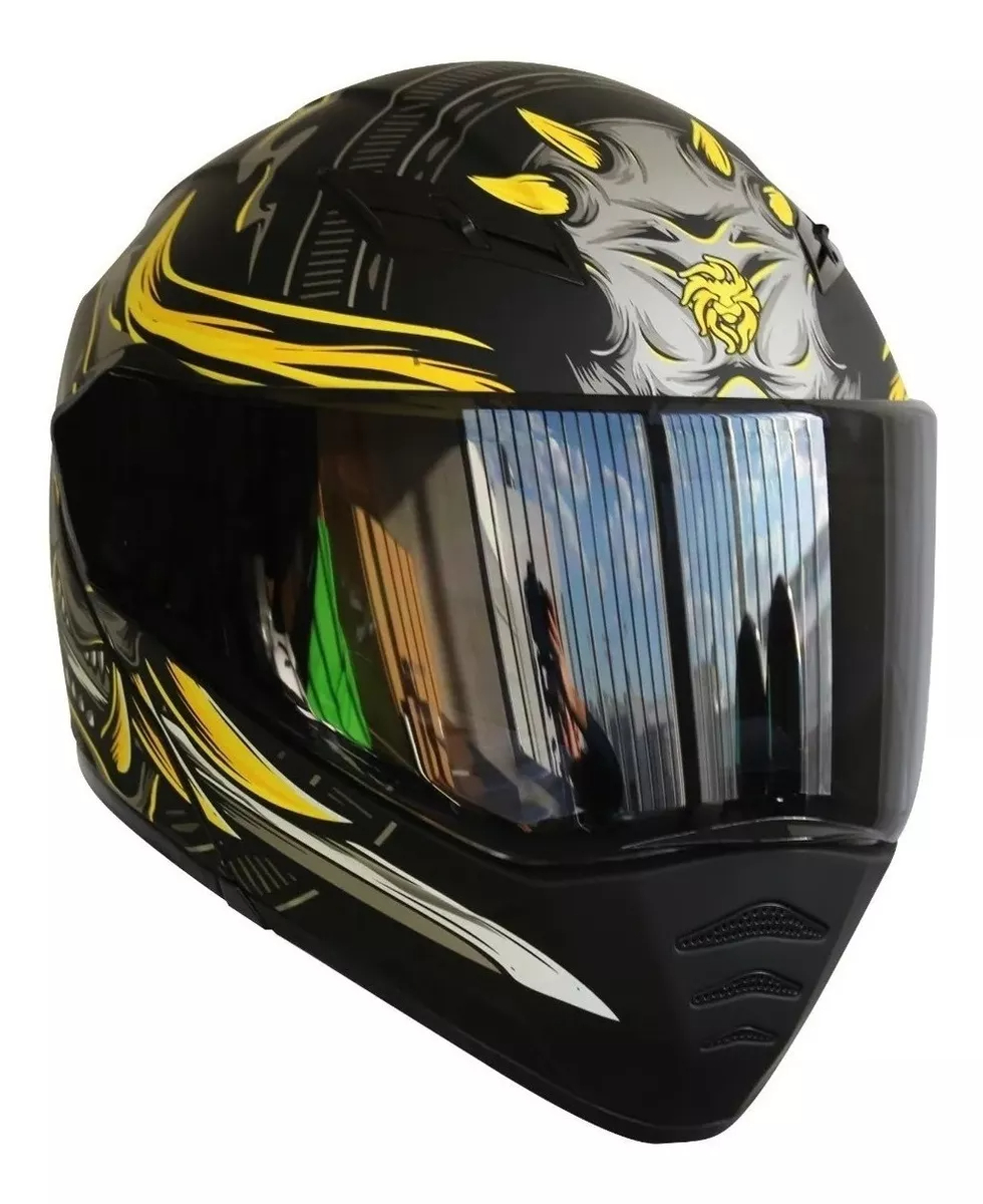 Casco Kov Abatible Con Luz Led Stelar Gafas Dot + Regalo