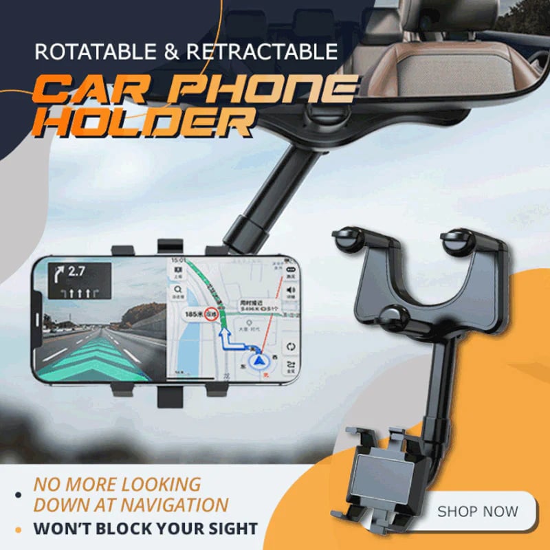 🥳Mallfun Rotatable And Retractable Car Phone Holder🥳