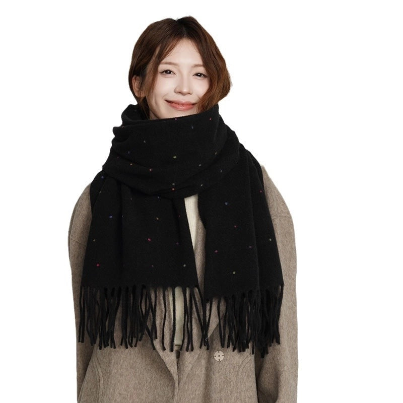 Women's Basic Solid Color Polyester Scarf