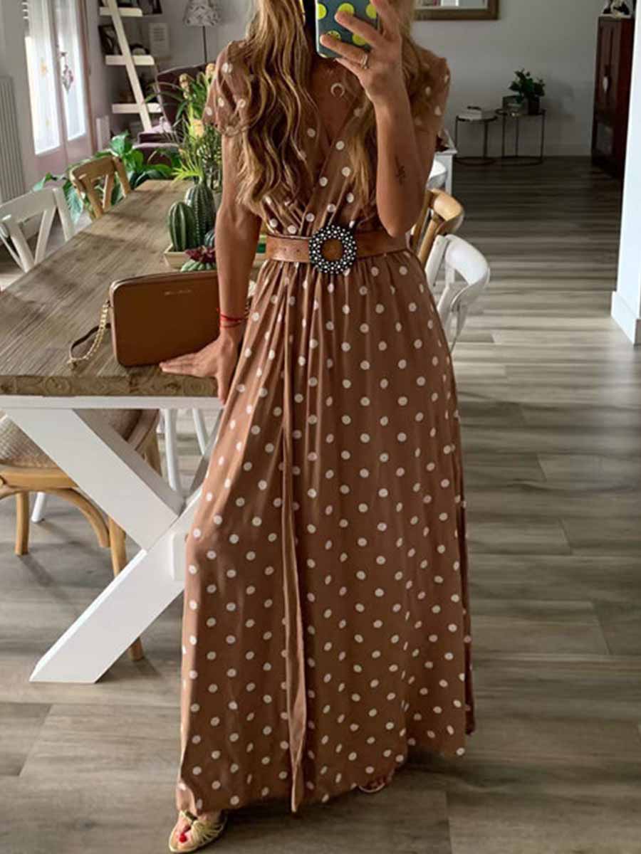 Polka Dot Long Dress