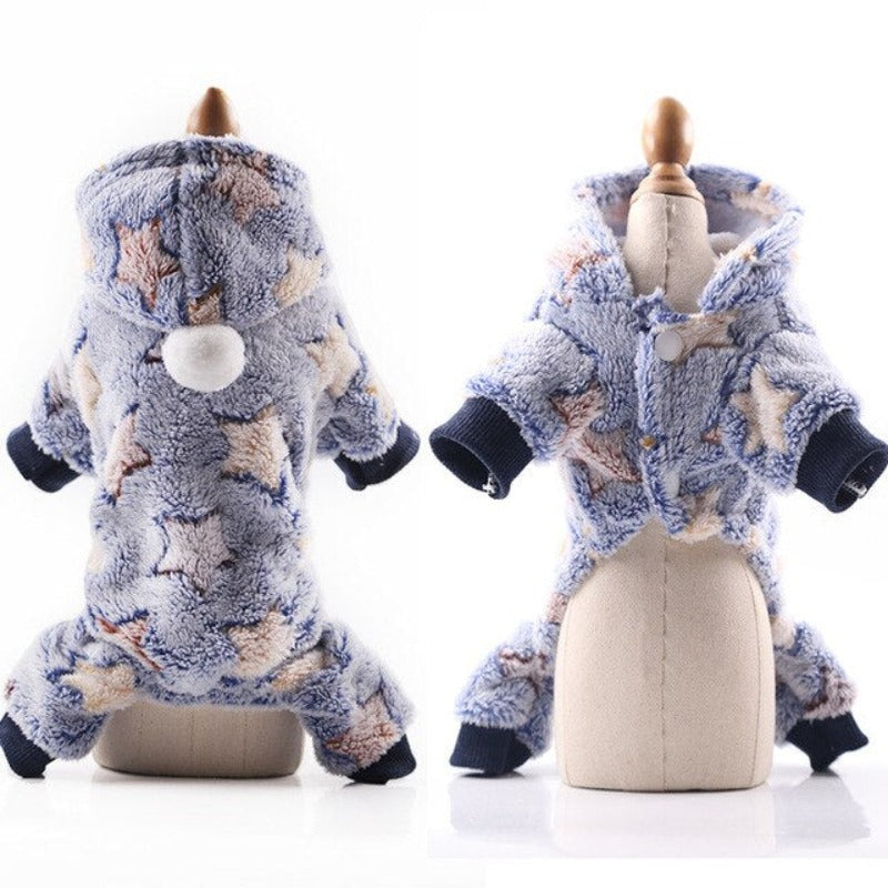 Soft Warm Dog Jumpsuits Clothing Pajamas
