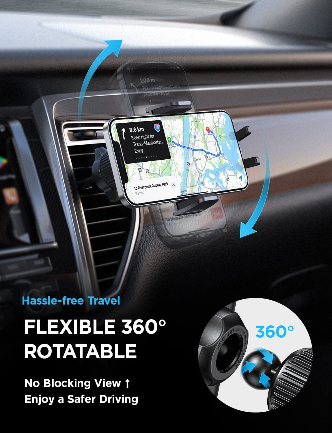 2022 NEW Air Vent Car Phone Mount Holder