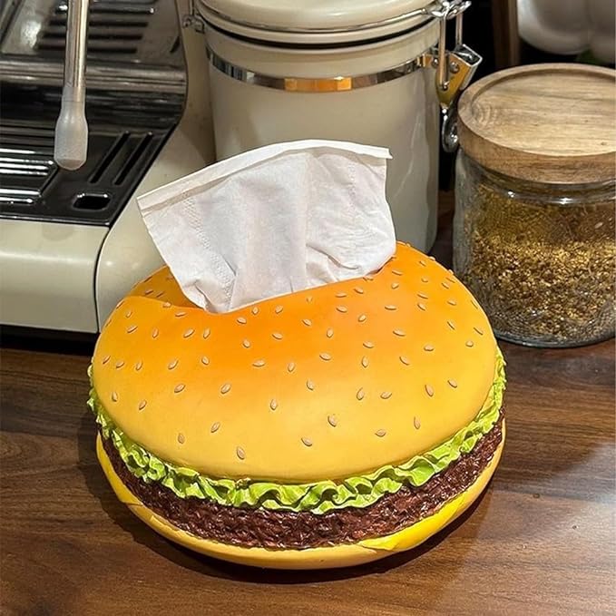 🔥Last Day Promotion - 49%OFF🔥Funny Hamburger Magnetic Tissue Box