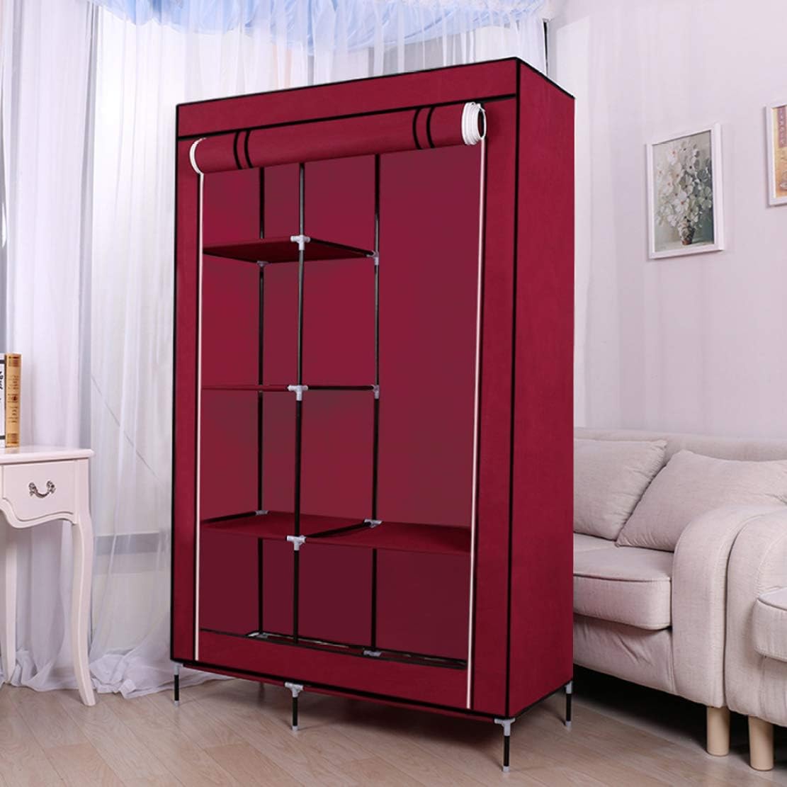 2 Column clothes Wardrobe. Portable fabric Wardrobe for Clothes