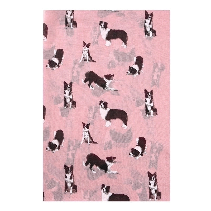 Women's Streetwear Dog Polyester Printing Scarf