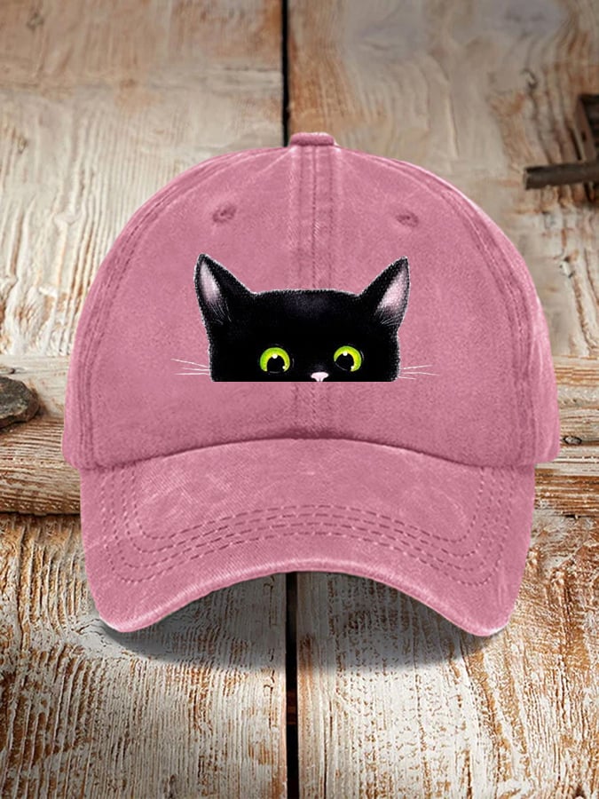 Cute Black Cat Hat