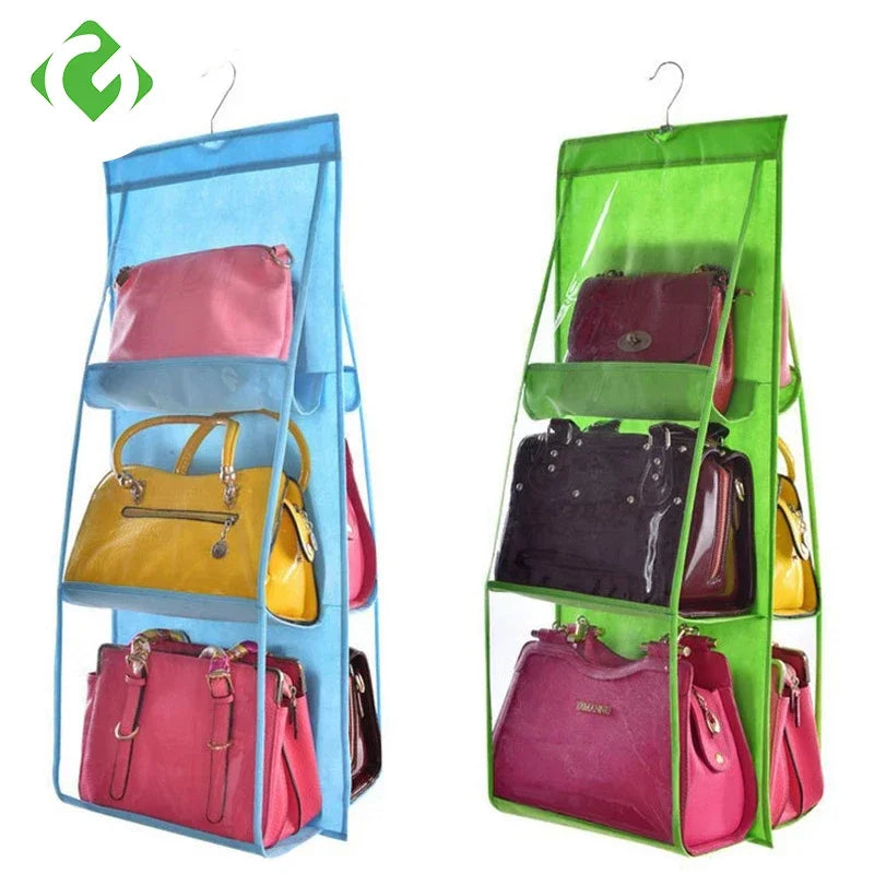 6 Pocket Transparent Double-sided Six-layer Bag.