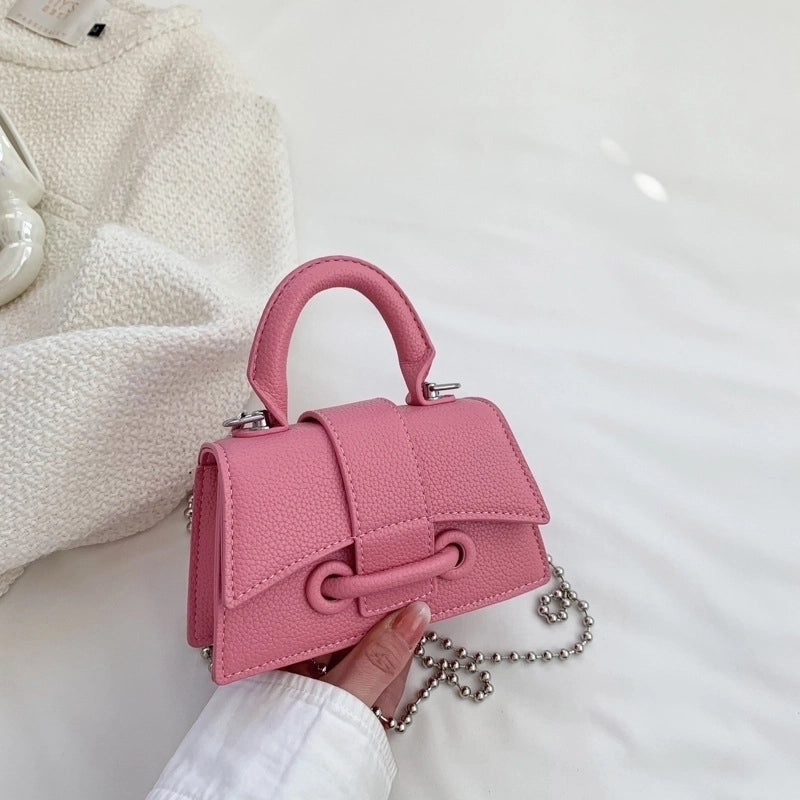 Women's Mini All Seasons Pu Leather Classic Style Handbag